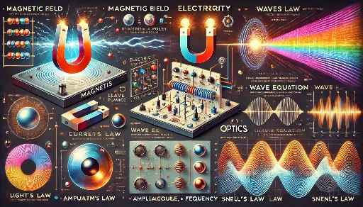 Fundamentals of Physics: Magnets, Electrics, Waves, Optics